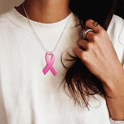 قالب سيليكون اكتوبر الوردي Cancer Pink Ribbon Tie Rope