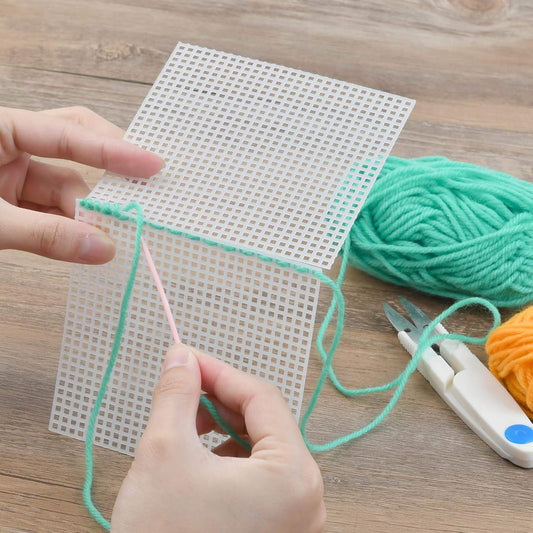 شبك رافيا بلاستيك رول عرض 1 متر Plastic Mesh Canvas Fabric