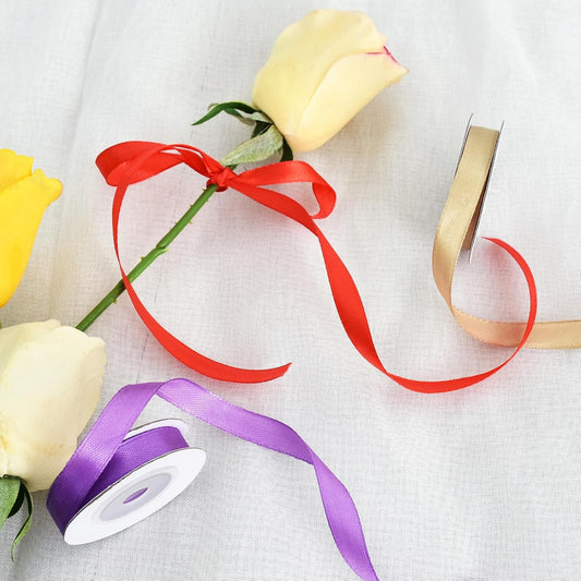 رول شبر ستان 6 ملم   Satin Ribbon Double Face 6mm