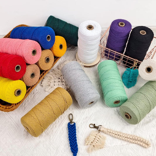 Natural Macrame Cord - Cotton 200G &amp; 250G