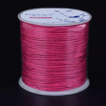 قيطان مسابح رفيع 100 متر Bracelet Necklace Jewelry Making Thread String