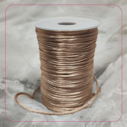 قيطان ستان 100 متر Satin Nylon Trim Silk Cord