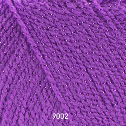 صوف مقصب Glitter knitting Yarn 100G