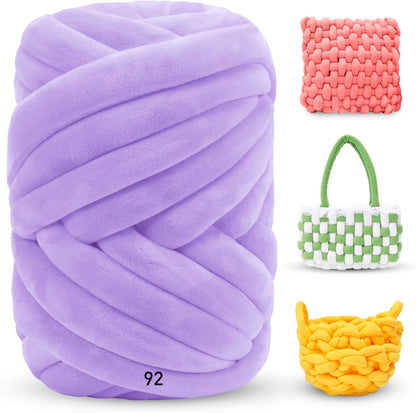 صوف كورشي خميل جدا Thick Chunky Yarn for Arm Knitting 500G