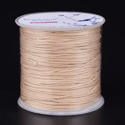 قيطان مسابح رفيع 100 متر Bracelet Necklace Jewelry Making Thread String