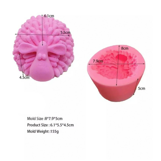 Sheep Silicone Candle Mold