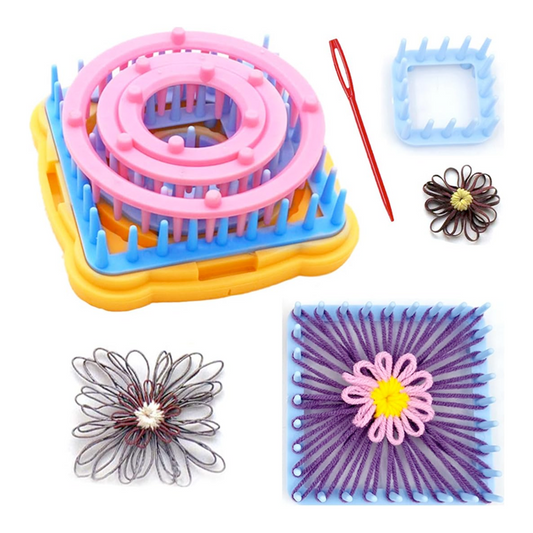 طقم نول صغير (لعمل الورد بعدة اشكال ) Flower Loom Kit