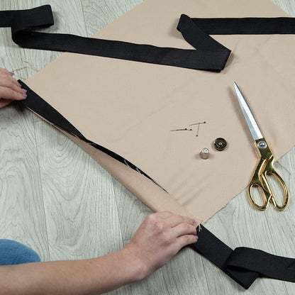 مغيط ( مطاط ) جيد  Elastic tape in black and white