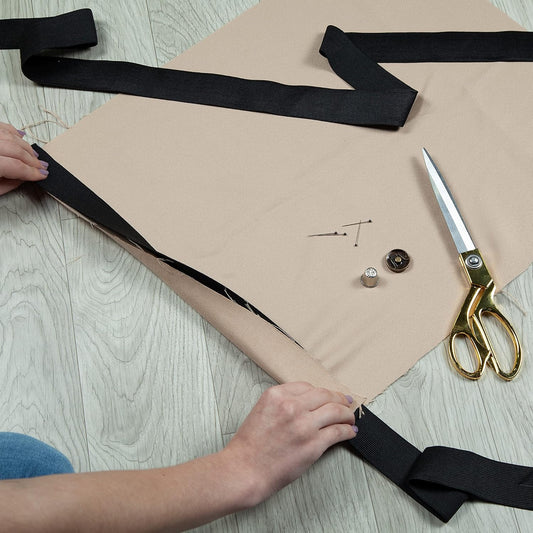 مغيط ( مطاط ) جيد  Elastic tape in black and white