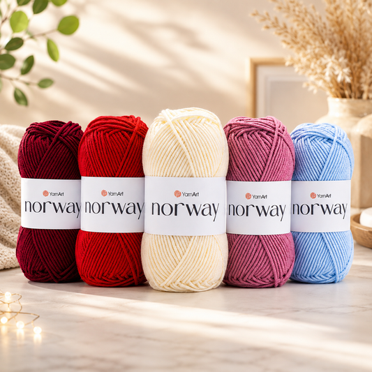 صوف يارن ارت نورواي YarnArt Norway 100G