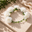 Artificial flower crown for hair