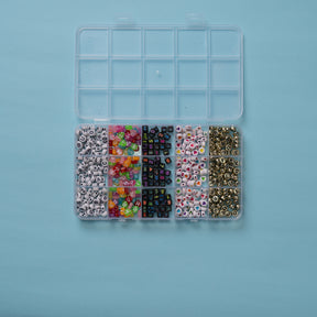 Assorted bead boxes