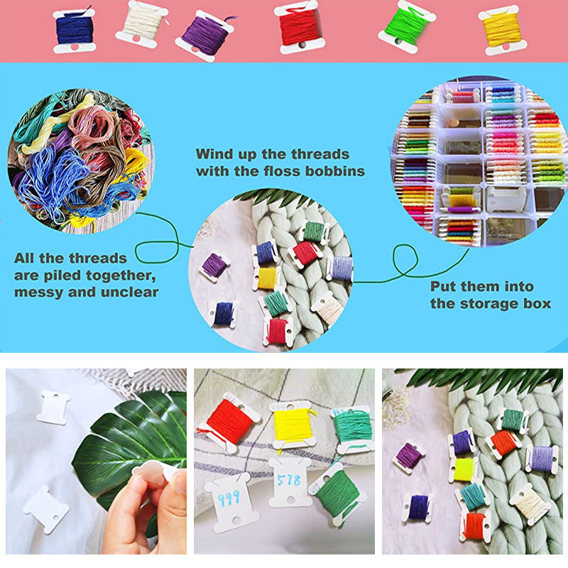 Plastic thread organizers