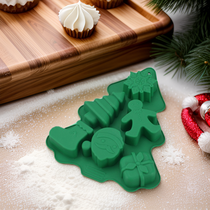 قالب سيليكون كريسماس اشكال  Christmas Silicone Mold #-1A