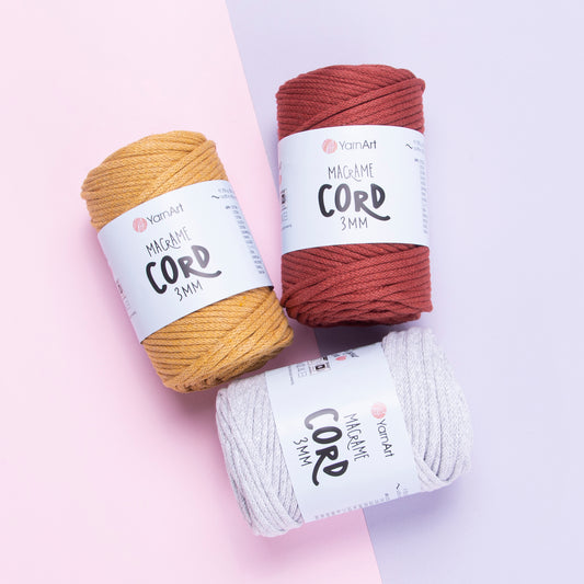 YarnArt Macrame Cord  خيط مكرمية قيطان كورد