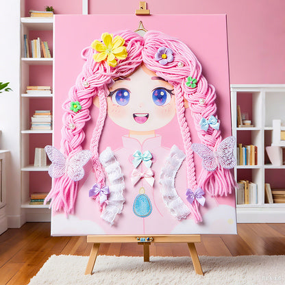 لوحات رسم بالخيوط خماسية الأبعاد للأطفال 23 * 30 سم