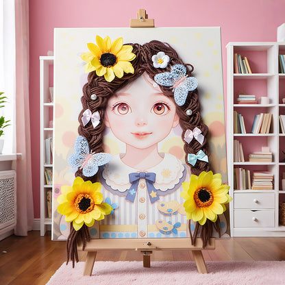 لوحات رسم بالخيوط خماسية الأبعاد للأطفال 23 * 30 سم