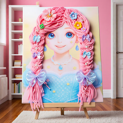 لوحات رسم بالخيوط خماسية الأبعاد للأطفال 23 * 30 سم