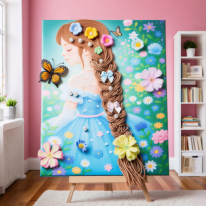 لوحات رسم بالخيوط خماسية الأبعاد للأطفال 23 * 30 سم