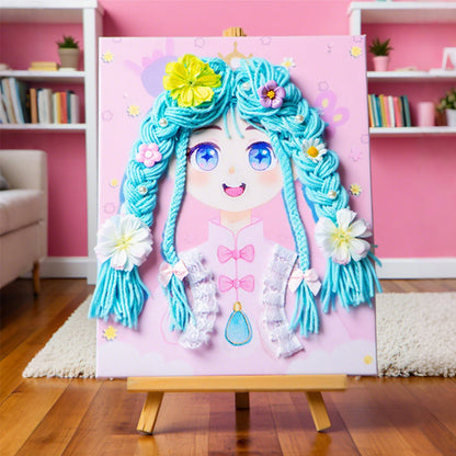 لوحات رسم بالخيوط خماسية الأبعاد للأطفال 23 * 30 سم