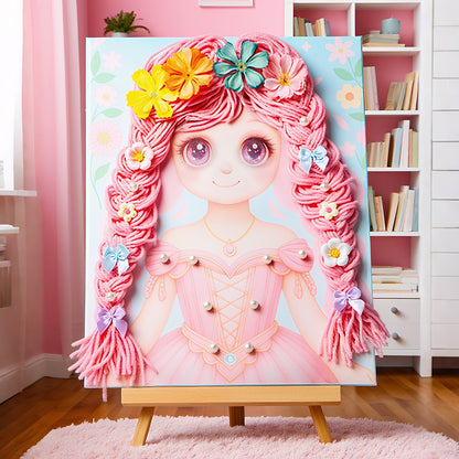 لوحات رسم بالخيوط خماسية الأبعاد للأطفال 23 * 30 سم