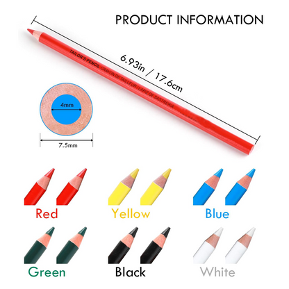 اقلام تعليم خشب Fabric Marker Pencils