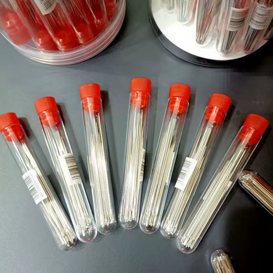 علبة إبر خياطة انبوبة Needle Large Eye Stainless Steel