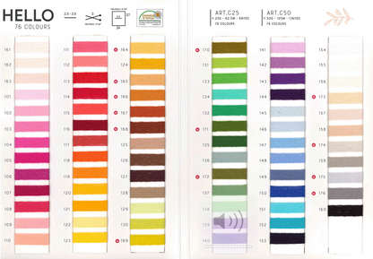 صوف هالو القطني Hello Cotton Yarn 25g