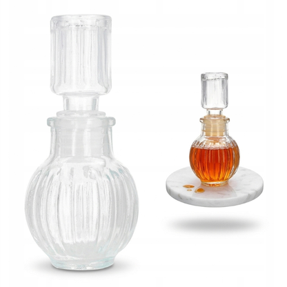 قارورة زجاجية كرستالية عتيقة الطراز للعطور (Vintage) Rounded Glass Bottle Party Favors 50 ml
