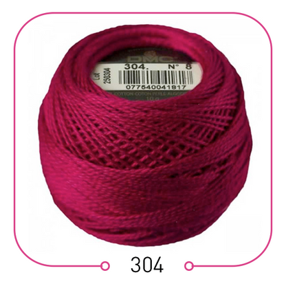 خيوط تطريز فرنسية أصلية ... (القسم الاول) DMC Cotton Pearl Thread