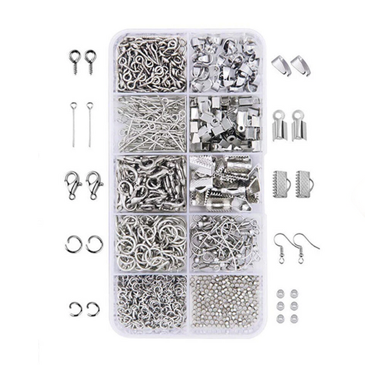 علبة قطع اكسسوارت Jewellery Making Metal Findings Kit