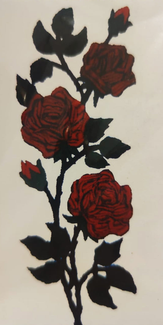 ايتامين مرسوم وردة جوري