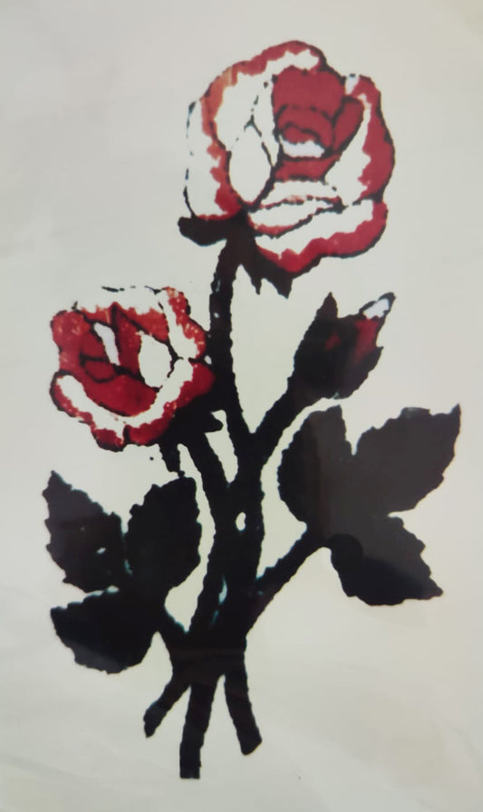 ايتامين مرسوم وردة جوري مونس