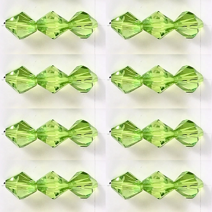 8mm - 12mm Pyramid Beads Acrylic Bicone Beads