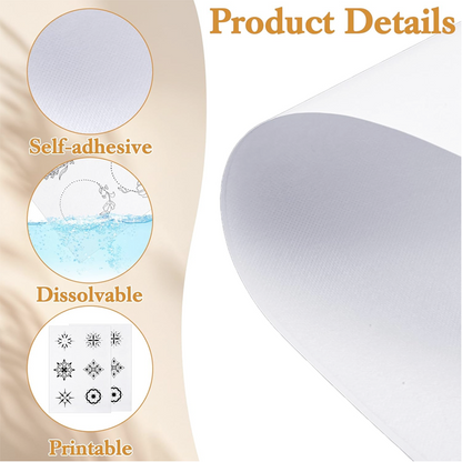 فزلين مائي حجم -A4  Water Soluble Embroidery Paper A4