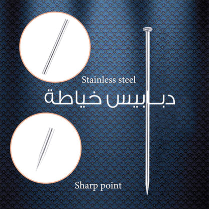 دبابيس خياطة  Stainless Steel Head Pins