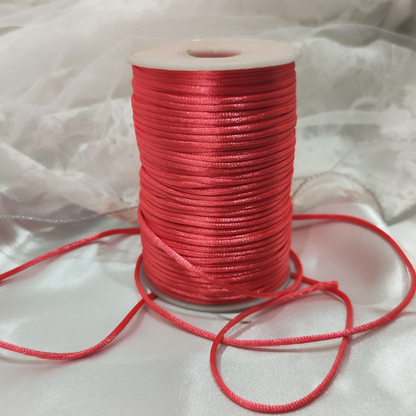 قيطان ستان 100 متر Satin Nylon Trim Silk Cord