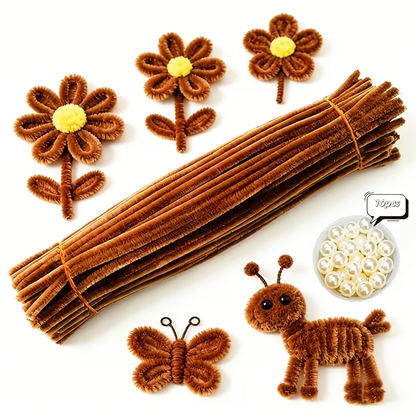 (Fuzzy Wires) Pipe Cleaners for Arts & Crafts