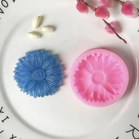 قالب وردة الاقحوان مبسط Sunflower Silicone Mold