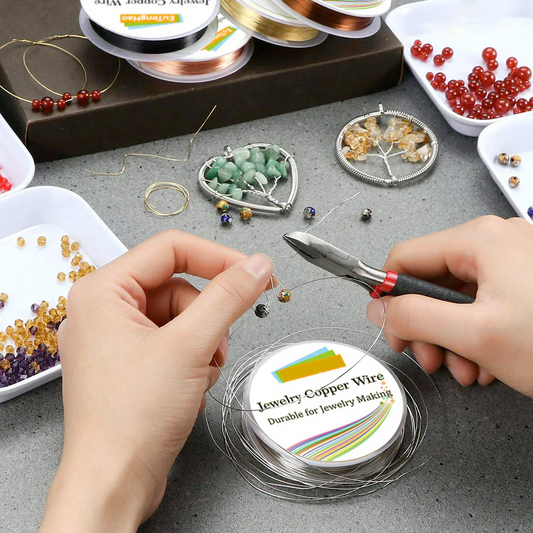 سلك نحاس ( فضي - ذهبي- نحاسي ) Copper Metallic String Wire