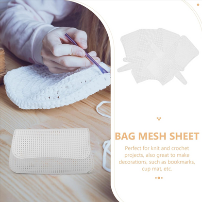 شبك رافيا بلاستيك شنتة  Mesh Sheets Sewing DIY Bag