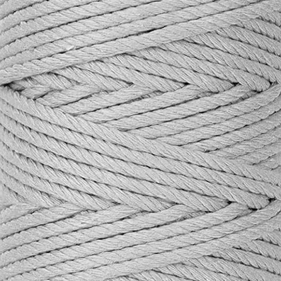 خيوط مكرميه ريشه - قطن  Natural Macrame - Braided Cord 250G