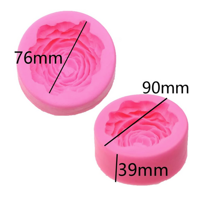 Large Rose Flower Silicone Mold