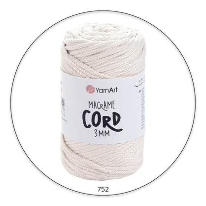 YarnArt Macrame Cord  خيط مكرمية قيطان كورد