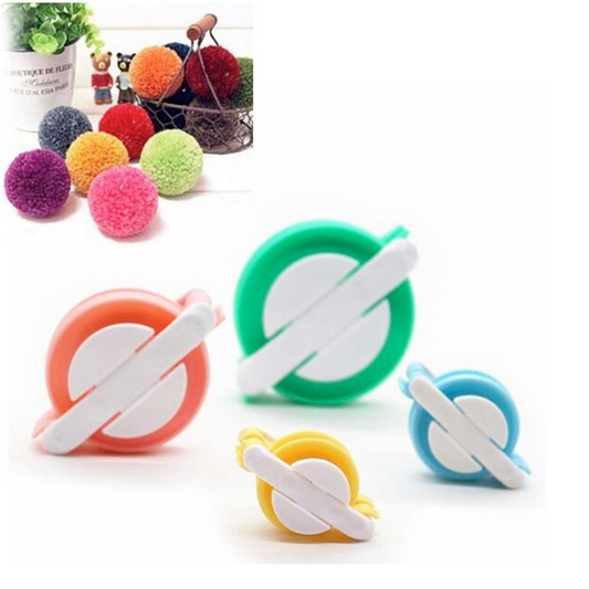 طقم ماكنة طابات صوف Pom Pom Maker Kit for DIY