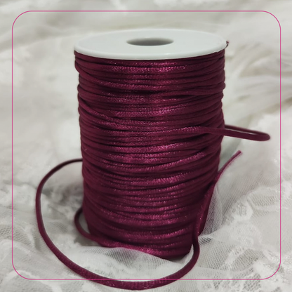قيطان ستان 100 متر Satin Nylon Trim Silk Cord