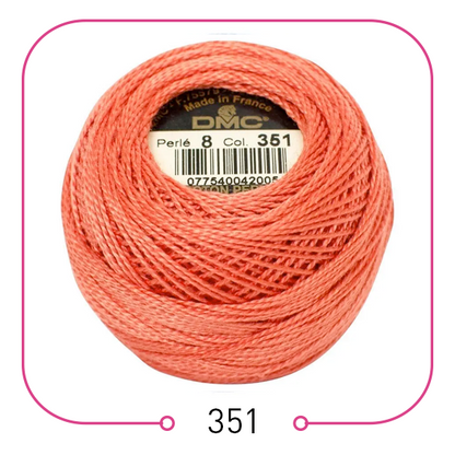 خيوط تطريز فرنسية أصلية ... (القسم الاول) DMC Cotton Pearl Thread