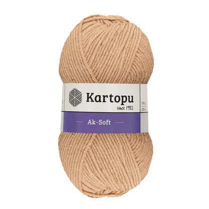 צמר אקסופט - KARTOPU-AK SOFT 100G