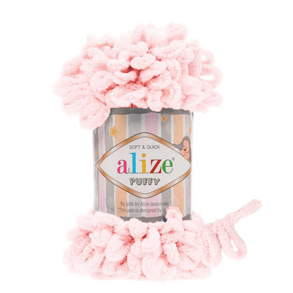صوف اليز بافي Alize Puffy Yarn 100G