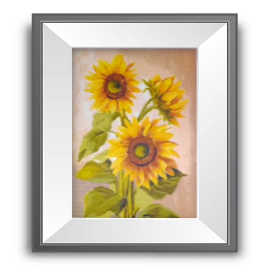 قطعة تطريز مرقم (دوار الشمس )